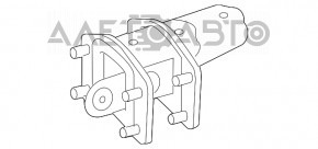 Suportul amplificatorului pentru bara de protecție spate stânga Mercedes CLA 14-19 SUA