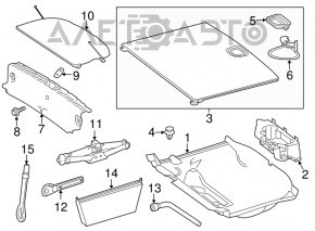 Palet pentru instrumente Mercedes CLA 14-19