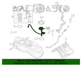 Датчик уровня топлива Nissan Rogue 21-22 2.5 AWD us built