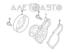 Помпа водяная Hyundai Elantra UD 11-16