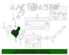 Pompa de apă Kia Soul 14-19 nouă, originală OEM