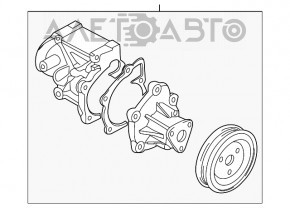 Pompa de apă Hyundai Santa FE Sport 13-18 2.4 nouă OEM originală