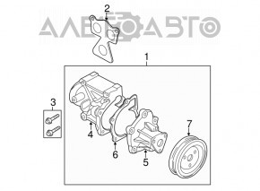 Помпа водяная Hyundai Santa FE Sport 13-18 2.4 новый OEM оригинал