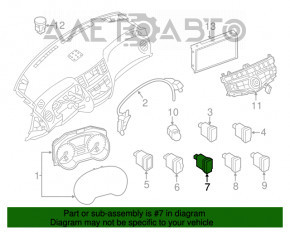 Кнопка ассистента парковки Infiniti JX35 QX60 13-