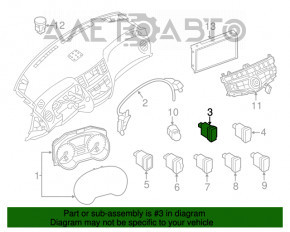 Кнопка отключения стабилизации Infiniti JX35 QX60 13-