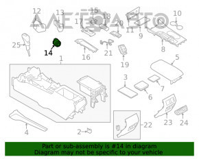 Кнопка start/stop Nissan Altima 19-