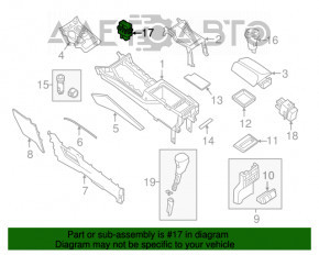 Controlul încălzirii scaunului pasagerului Nissan Murano z52 15- cu ventilație