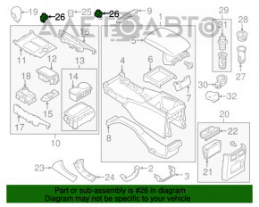 Controlul încălzirii și ventilației scaunului stâng Infiniti JX35 QX60 13-