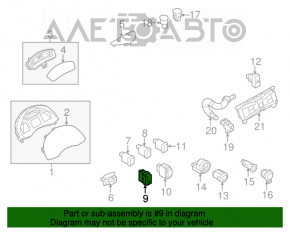 Кнопка регулировки фар Nissan Leaf 11-17