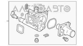 Carcasa termostat Chevrolet Cruze 11-15 noua originala OEM