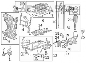 Корпус масляного фильтра Buick Encore 13-19