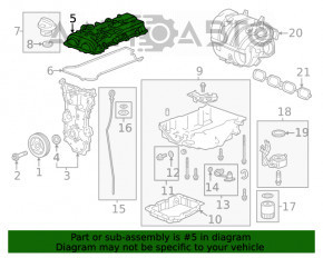 Capac supapă Cadillac ATS 13- 2.0T