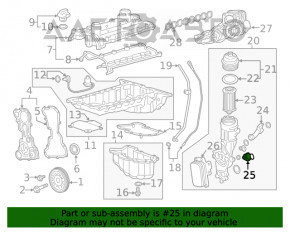 Senzor de presiune a uleiului Chevrolet Malibu 13-15 2.5 LKW