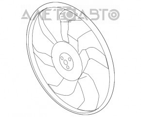 Paletele ventilatorului de răcire Kia Sorento 16-20