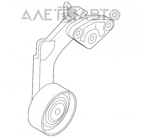 Rolă întinzătoare curele Kia Niro 17-22 HEV, PHEV față nou original OEM