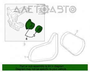 Suport cu role pentru tensionarea curelei de distribuție Hyundai Sonata 15-17 2.4 G4KJ