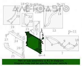 Radiator de răcire apă Hyundai Tucson 16-20