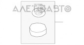Capacul rezervorului de expansiune al sistemului de răcire Hyundai Tucson 16-20