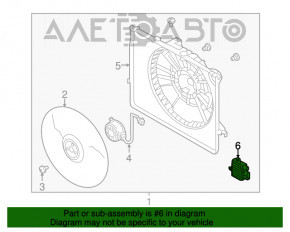 Ventilatorul de răcire al computerului Hyundai Sonata 11-15