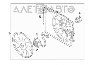 Ventilatorul computerului Hyundai Tucson 16-20