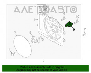 Rezistorul sistemului de răcire Kia Optima 11-15, nou, original OEM