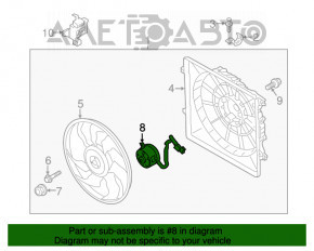 Motorul ventilatorului de răcire Kia Sorento 16-20