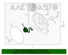 Мотор вентилятора охлаждения Hyundai Elantra AD 17-18 2.0