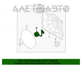 Motorul ventilatorului de răcire Hyundai Sonata 11-15 2.0