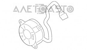 Motorul ventilatorului de răcire Kia Forte 4d 14-18 nou OEM original