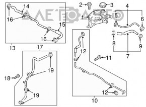 Vas de expansiune racire Kia Niro 17-22 HEV, PHEV nou original OEM