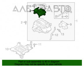 Radiatorul de răcire a invertorului Kia Niro 17-19 HEV