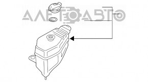 Rezervor de expansiune pentru răcire Hyundai Santa FE 19-20 2.0, 2.4 cu capac