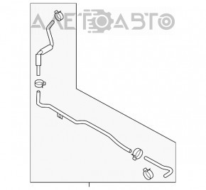 Teava de racire retur rezervor-radiator Kia Niro 17-22 HEV, PHEV nou original OEM