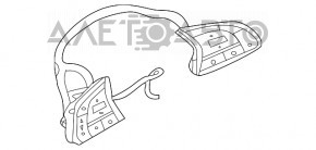 Butonul de control de pe volanul drept al Infiniti QX50 19- este pentru controlul de croazieră.