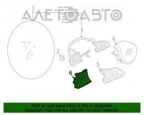 Butoanele de control de pe volanul stâng al Infiniti QX50 19-