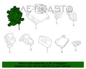 Шлейф руля Infiniti JX35 QX60 13- OEM