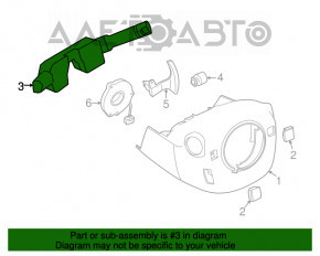 Comutatoarele de pe volan pentru chitara Nissan Maxima A36 16- pentru senzorul de ploaie