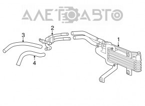 Radiator de ulei pentru cutia de viteze automată Acura MDX 14-15