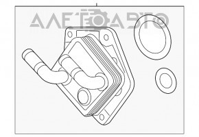 Radiator de ulei pentru cutia de viteze automată Honda Accord 18-22 1.5T