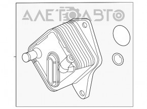 Масляный охладитель АКПП Honda Accord 18-22 2.0T