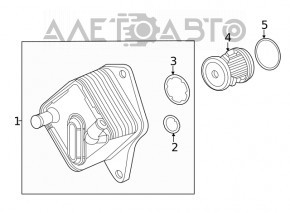 Масляный охладитель АКПП Honda Accord 18-22 2.0T