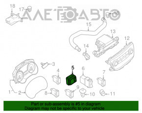 Controlul oglinzilor Nissan Sentra 13-19