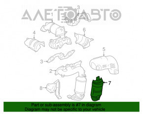 Защита катализатора передняя Lexus RX300 RX330 04-09