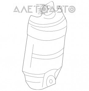 Protecția colectorului de eșapament frontal inferior pentru Lexus RX400h 06-09.