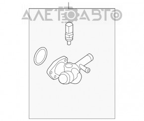 Corpul termostatului Kia Soul 14-19 1.6