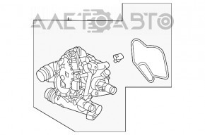 Corpul termostatului Hyundai Sonata 20- 2.5