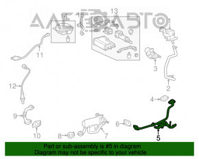 Tubul EGR lung pentru Lexus ES300h 13-18