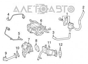 Supapă EGR Lexus CT200h 11-17