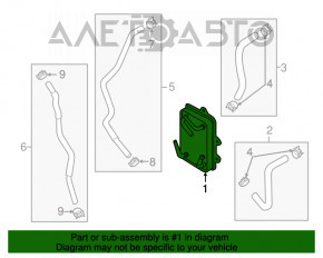 Radiator de ulei pentru cutia de viteze Hyundai Sonata 11-15 hibrid