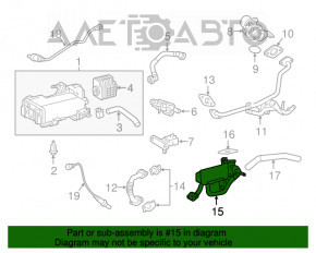 Ventilul de racire EGR pentru Toyota Rav4 13-18 hibrid